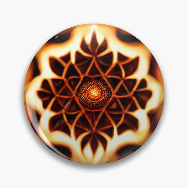 Item preview, Fire fractal Mandala pattern designed and sold by StoneyPhenix.
