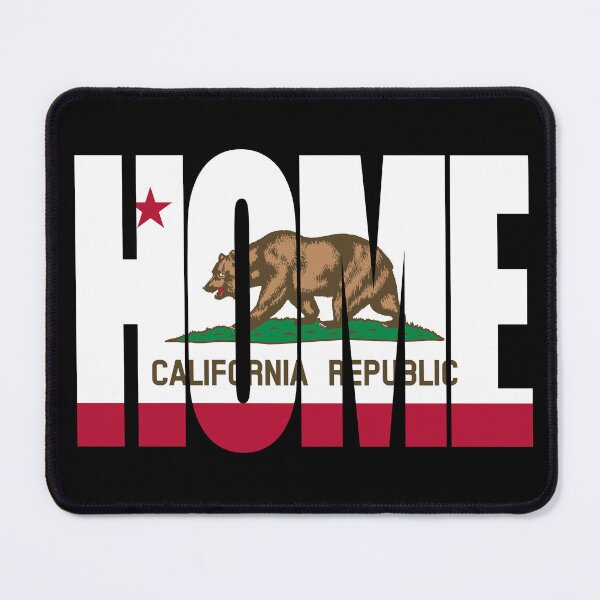 Item preview, California Home - State Flag designed and sold by DonDota.
