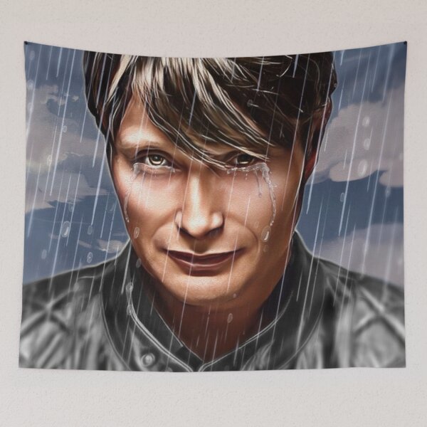 Item preview, Motorcycle Jacket Hannibal with Tears and Rain designed and sold by orionlodubyal.