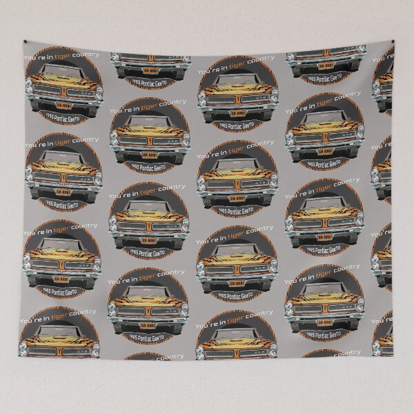Item preview, "You're in Tiger Country", 1965 Tiger Pontiac GeeTO designed and sold by AutoArtAddict.