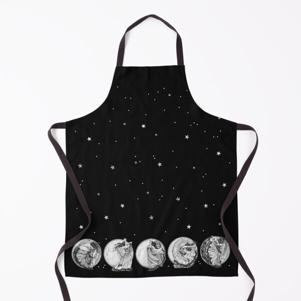 Item preview, Selene 'Phases of the Moon Goddess' and the Stars Veil Dance Illustration by Kim Fowler designed and sold by Kim Fowler.