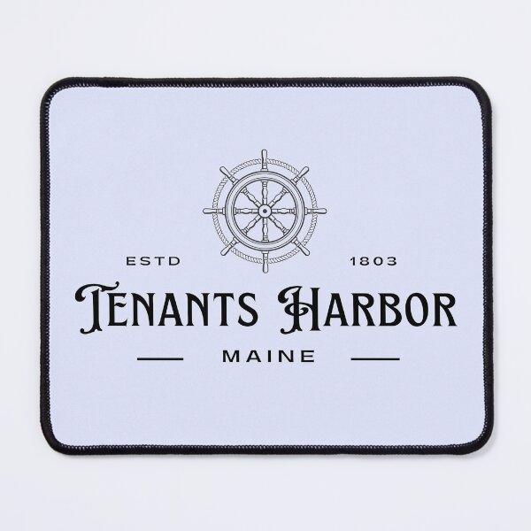 Item preview, Tenants Harbor Nautical (Black) designed and sold by DrEyehacker.