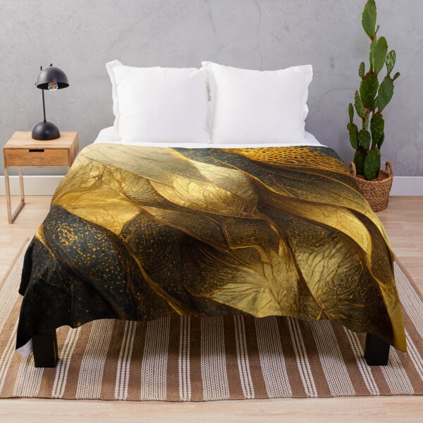 Artikelvorschau, Ornate Luxury Golden Metal Texture Goldmuster entworfen und verkauft von MythicPrompts.