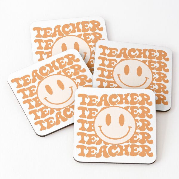 Item preview, Smile Face Teacher / Retro, Groovy Teacher Life designed and sold by kubilayilhan.