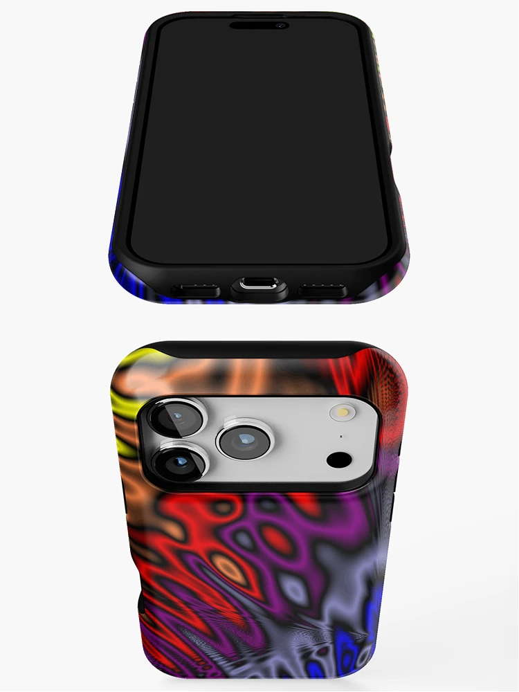 Thumbnail 3 of 4, iPhone Case, Color Vibrations designed and sold by TiltedCode.