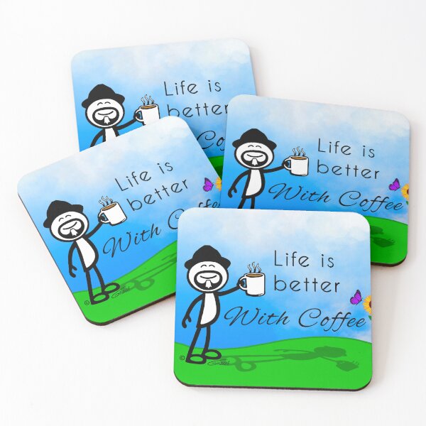 Item preview, Life Is Better With Coffee (Spring Background) designed and sold by GDGCreations.