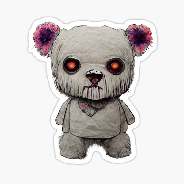 Creepy Cute Zombie Toy Clipart, Fantasy plush zombies png