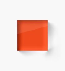 Coquelicot Acrylic Block