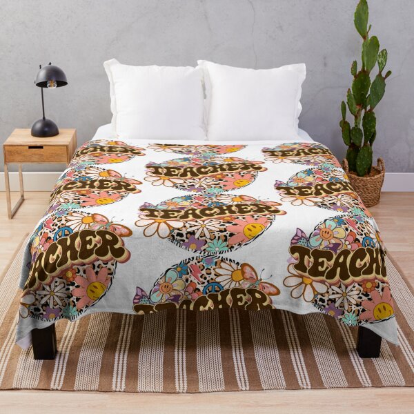 Item preview, Colorful Retro Teacher | Floral Leopard Print designed and sold by kubilayilhan.