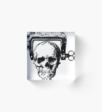 SKULL CLAMP / TENSION HEAD Acrylic Block