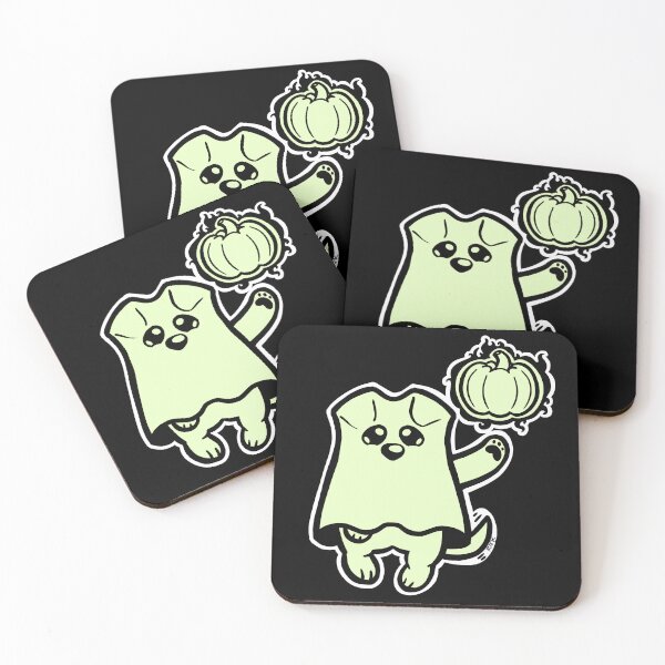 Item preview, Little Ghost Dog Has a Pumpkin designed and sold by RJKpoyp.
