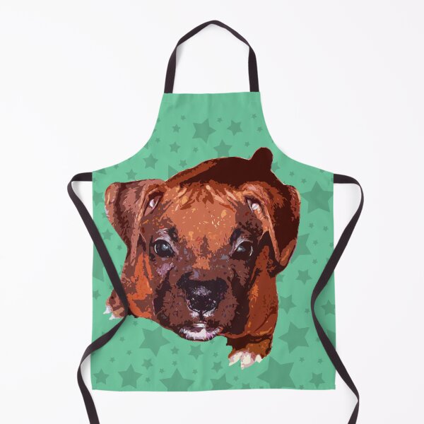 Item preview, Tikka Puppy - Boxer, Dog, Doggy, Doggo, Pupper, Stars, Starry, Green, Cute, Baby, Toes, Nose, Boop designed and sold by CanisPicta.