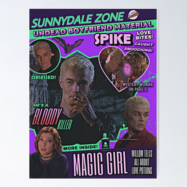Artikel-Vorschau von Buffy The Vampire Slayer Fan-Magazin - Spike, designt und verkauft von azulascreech.