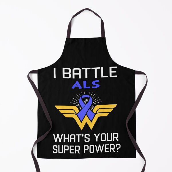 Item preview, I Battle ALS What's Your Super Power Support ALS Warrior Gifts designed and sold by Sabfit.