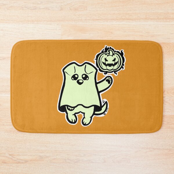Item preview, Little Ghost Dog Has a Jack O' Lantern designed and sold by RJKpoyp.