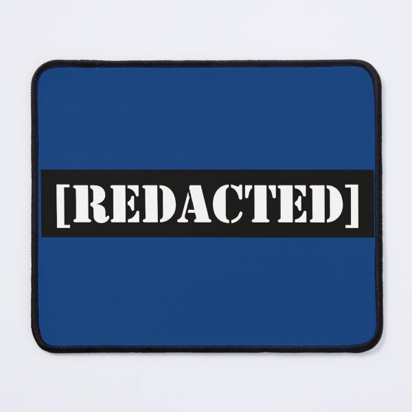 Item preview, Redacted (in black) designed and sold by bewareofpossum.