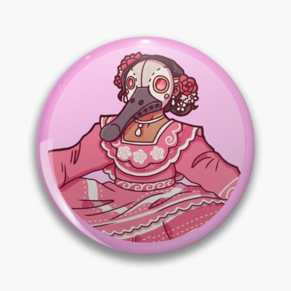 Item preview, Roseate Spoonbill Plague Doctor designed and sold by Bon-Twister.