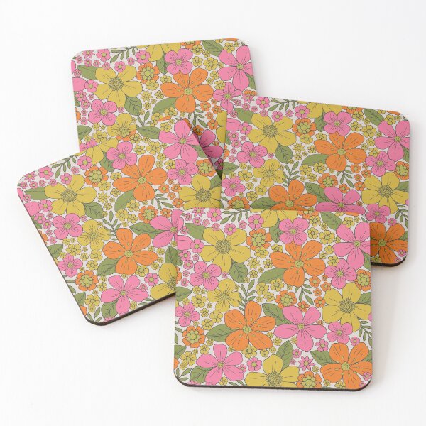 Item preview, Groovy 1960s Floral Flower Power designed and sold by somecallmebeth.