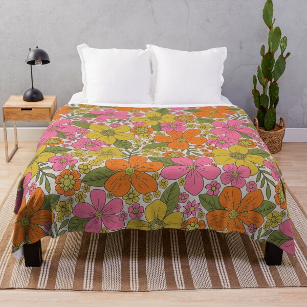 Item preview, Groovy 1960s Floral Flower Power designed and sold by somecallmebeth.