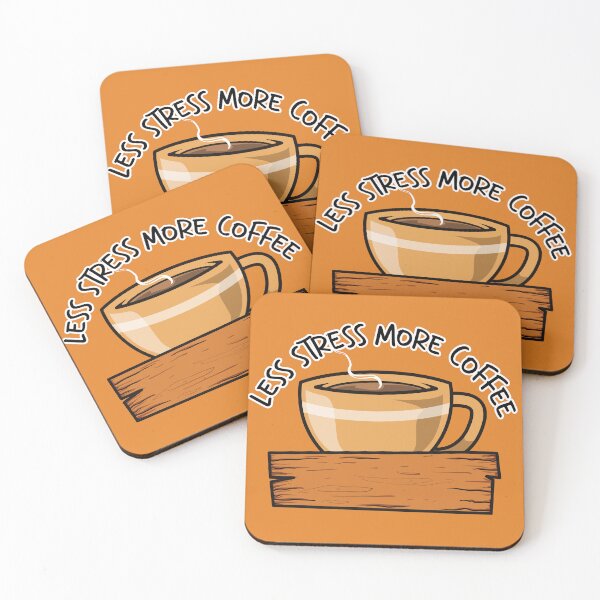 Item preview, Less Stress More Coffee Cup Version designed and sold by unygara.