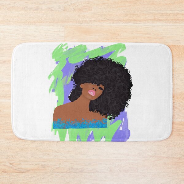 Item preview, Curly Hair Black Girl Curls and Kinks for Days designed and sold by blackartmatters.