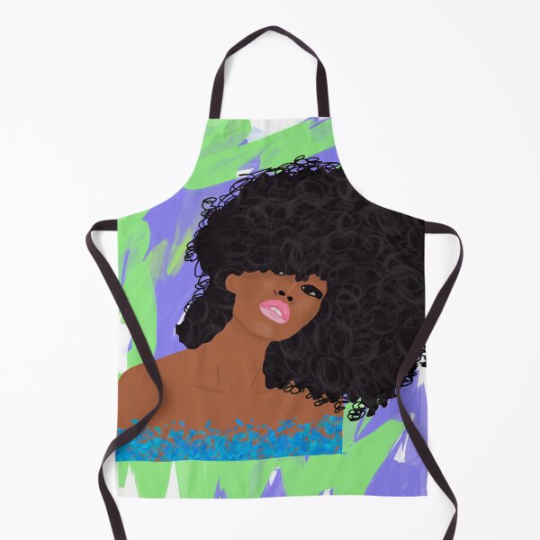 Item preview, Curly Hair Black Girl Curls and Kinks for Days designed and sold by blackartmatters.