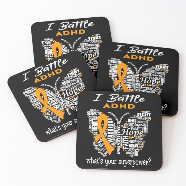 Item preview, ADHD Warrior - I Battle ADHD What is your Superpower? designed and sold by KirstybShop.