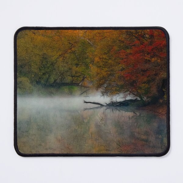 Item preview, FOGGY FALL ON THE RIVER designed and sold by SherryWyneArt.