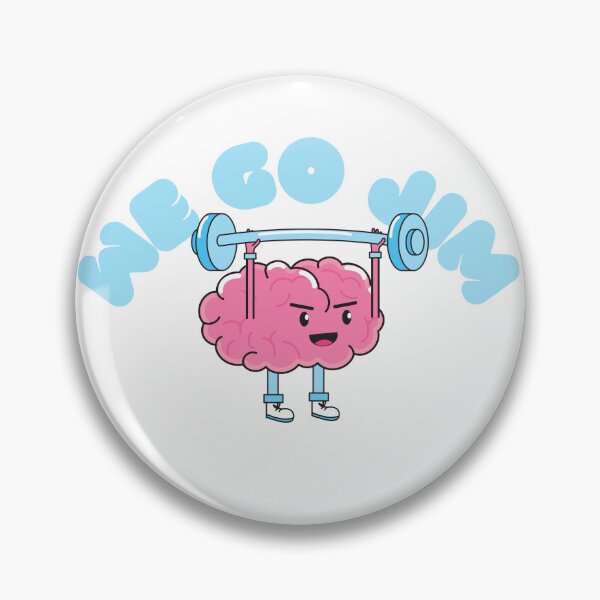 Item preview, We Go JIM Brain Lifting Weight designed and sold by YokaiFujin.
