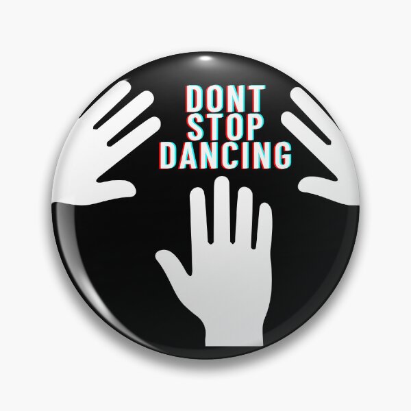 Item preview, Dont stop dancing black and white designed and sold by SiinVerguenza.
