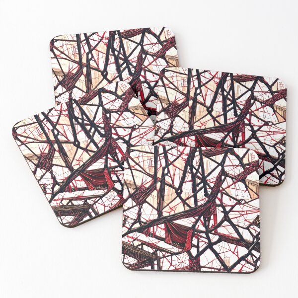 Item preview, 3D red wire labyrinth designed and sold by PinterPattern.