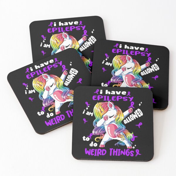 Item preview, Epilepsy Awareness Funny I have Epilepsy i'm allowed to do Weird Things! designed and sold by JanetShop809.
