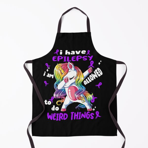 Item preview, Epilepsy Awareness Funny I have Epilepsy i'm allowed to do Weird Things! designed and sold by JanetShop809.