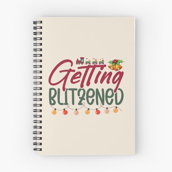 Item preview, Getting Blitzened - Fun drinking holiday pun designed and sold by DebbisPalette.