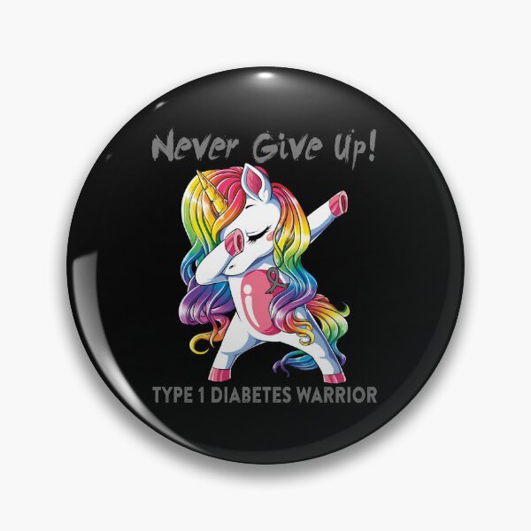 Item preview, Type 1 Diabetes Warrior - Never Give Up! - Support Type 1 Diabetes Warrior Gifts designed and sold by whlrcheryl.
