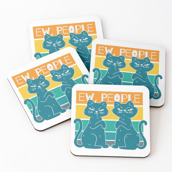 Item preview, Angry Cats "Ew People" designed and sold by Rob-Son.