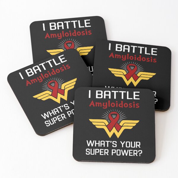Item preview, I Battle Amyloidosis What's Your Super Power Support Amyloidosis Warrior Gifts  designed and sold by Sabfit.