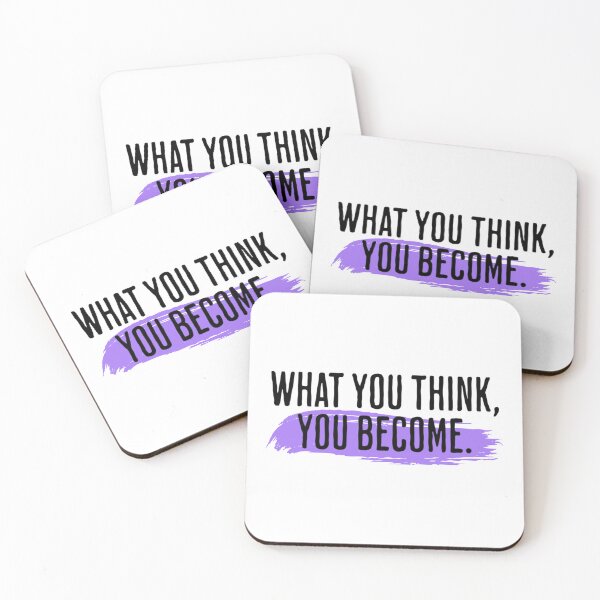 Item preview, What You Think You Become - Buddha Quote designed and sold by AlanPhotoArt.