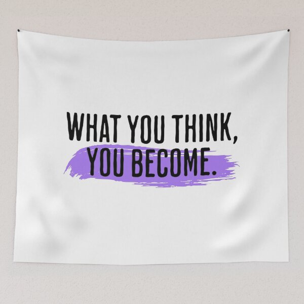 Item preview, What You Think You Become - Buddha Quote designed and sold by AlanPhotoArt.