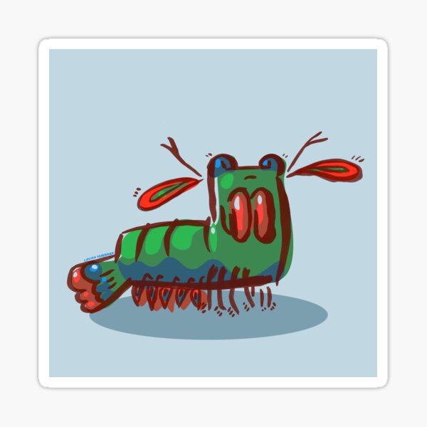 Mantis Shrimp Sticker