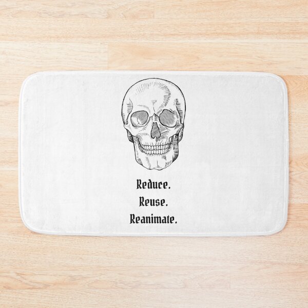 Item preview, Necromancy: Reduce. Reuse. Reanimate. (Black) designed and sold by RockNRole.