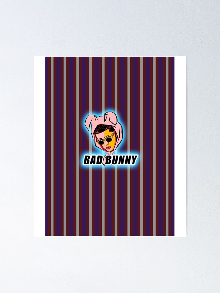 Bad Bunny Dodgers Poster For Sale By Roguecheckers Redbubble 