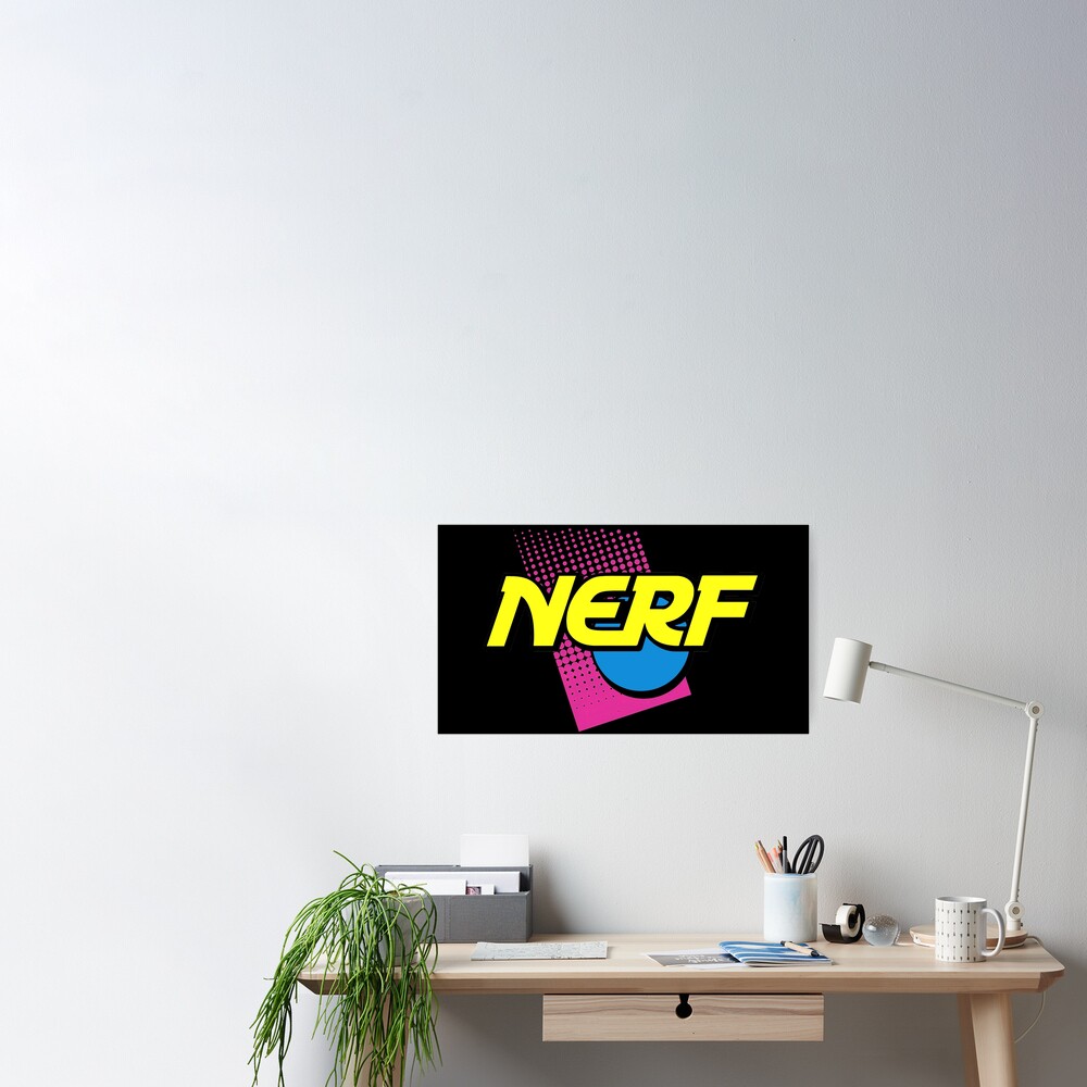 Retro Nerf Logo Decal