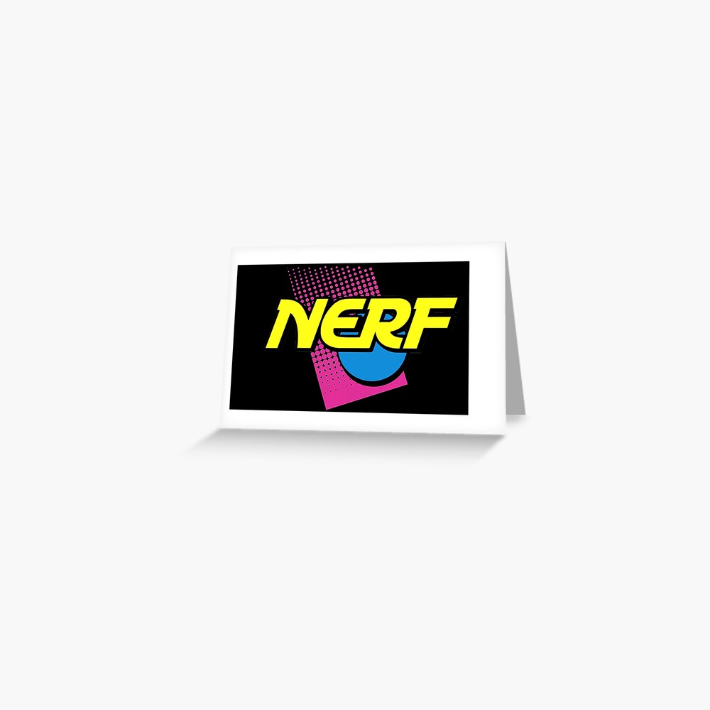 Nerf Logo 90s Neon Poster for Sale by 90sLoveLove