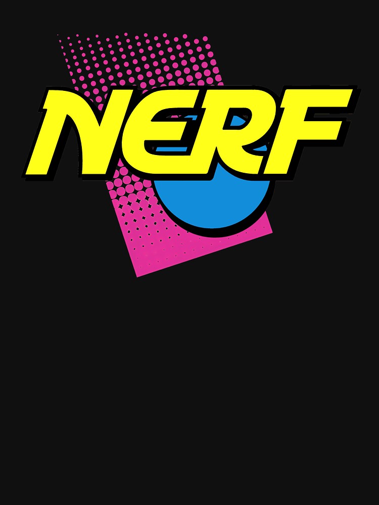 Nerf Logo 90s Neon Poster for Sale by 90sLoveLove