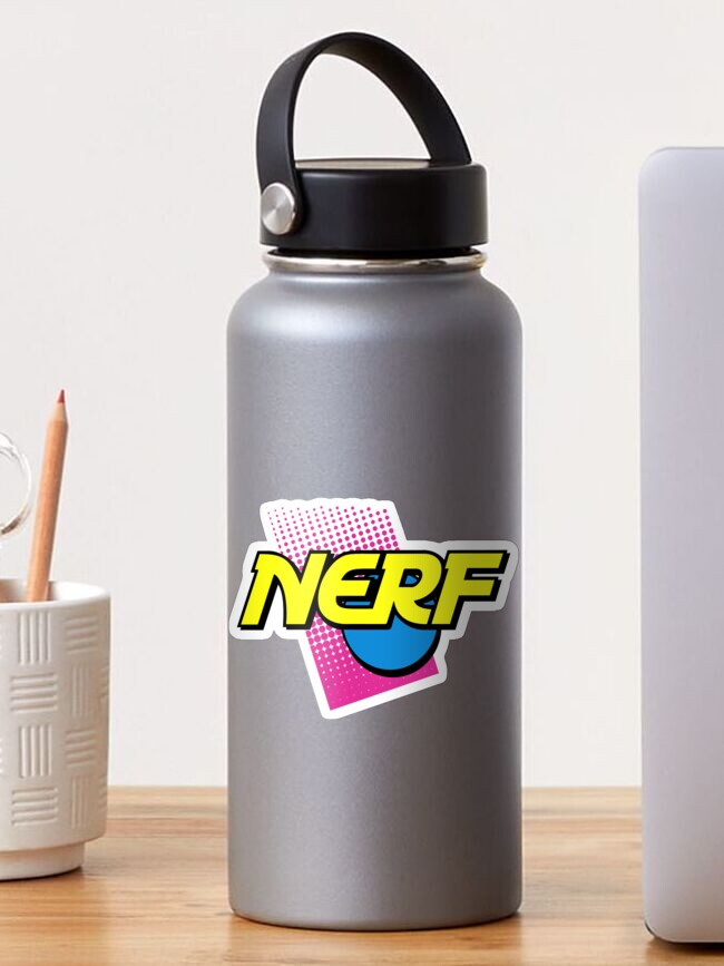  Nerf Logo T Shirt & Stickers (Small) : Clothing, Shoes