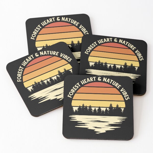 Item preview, Lake at the forest with retro sunset background designed and sold by Rob-Son.