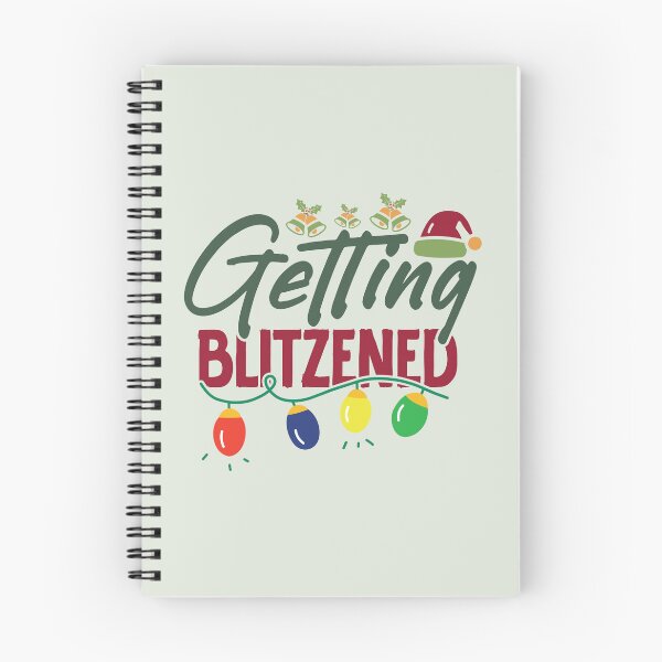 Item preview, Getting Blitzened - Funny Holiday season drinking pun designed and sold by DebbisPalette.