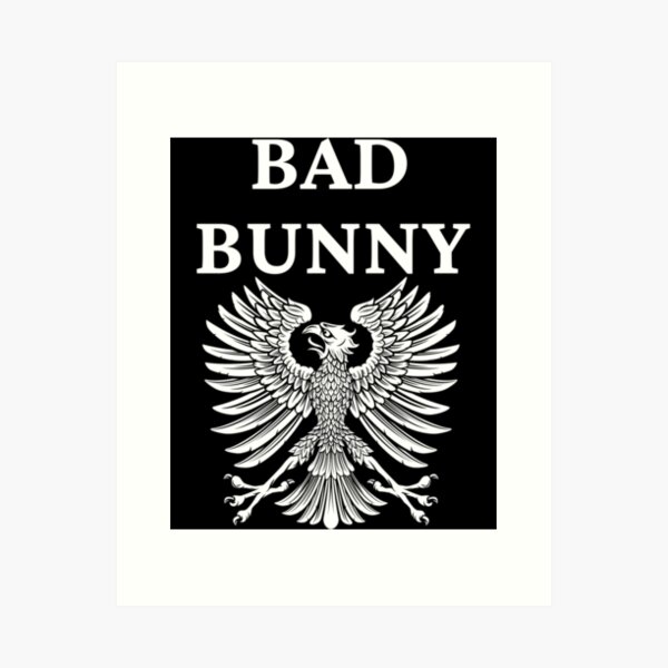 Bad Bunny Dodgers Mounted Print for Sale by MGEstyle