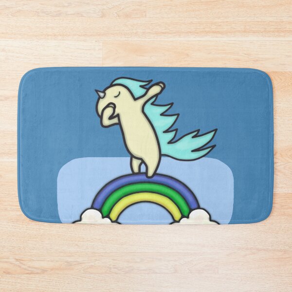 Item preview, Dabbing Unicorn On Rainbow Drawing II - Cute And Colorful Unicorn designed and sold by ViewerEqualsPhoton.